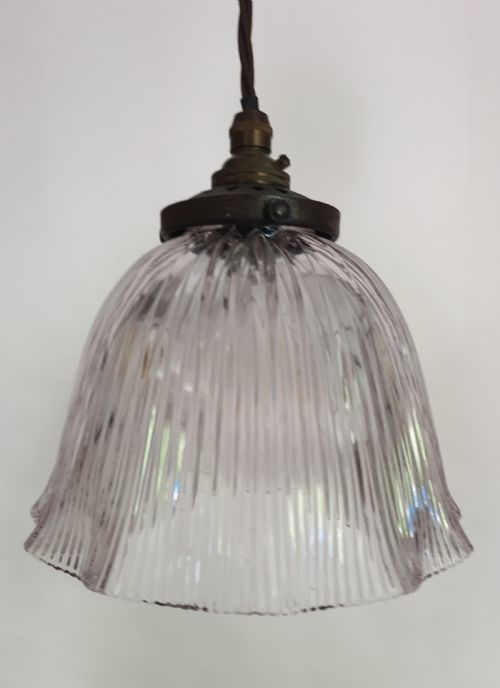 Holophane Ceiling Light, Rewired
