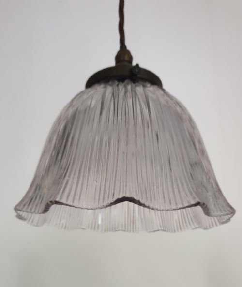 Holophane Ceiling Light, Rewired
