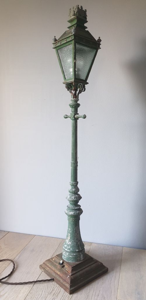 Edinburgh Cast Street Lantern Table Lamp, Rewired and Pat Tested