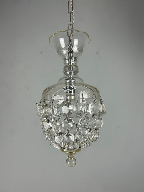 Lustre Chandelier Ceiling Light, Rewired