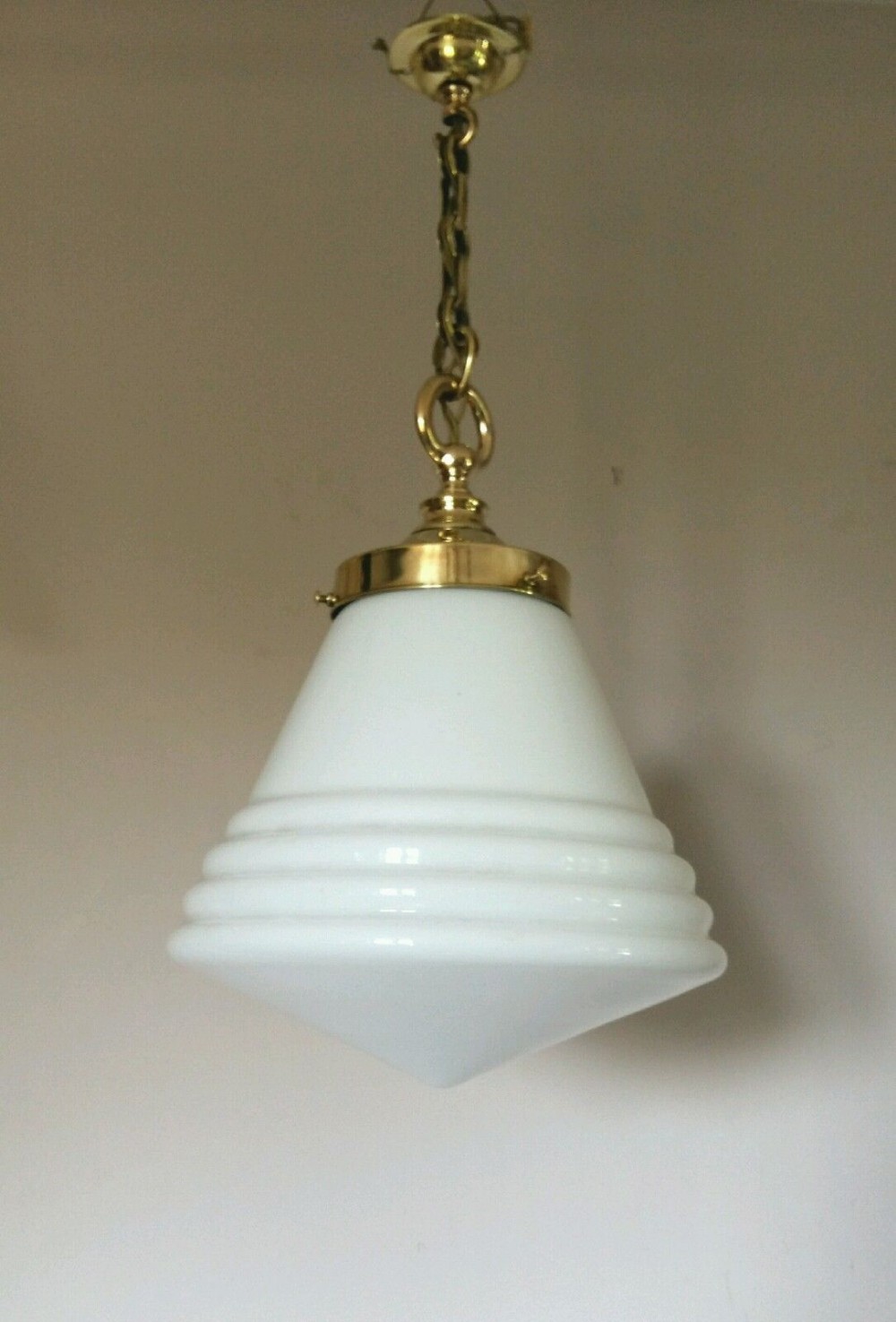 Art Deco c1930 Ceiling Lamp Light