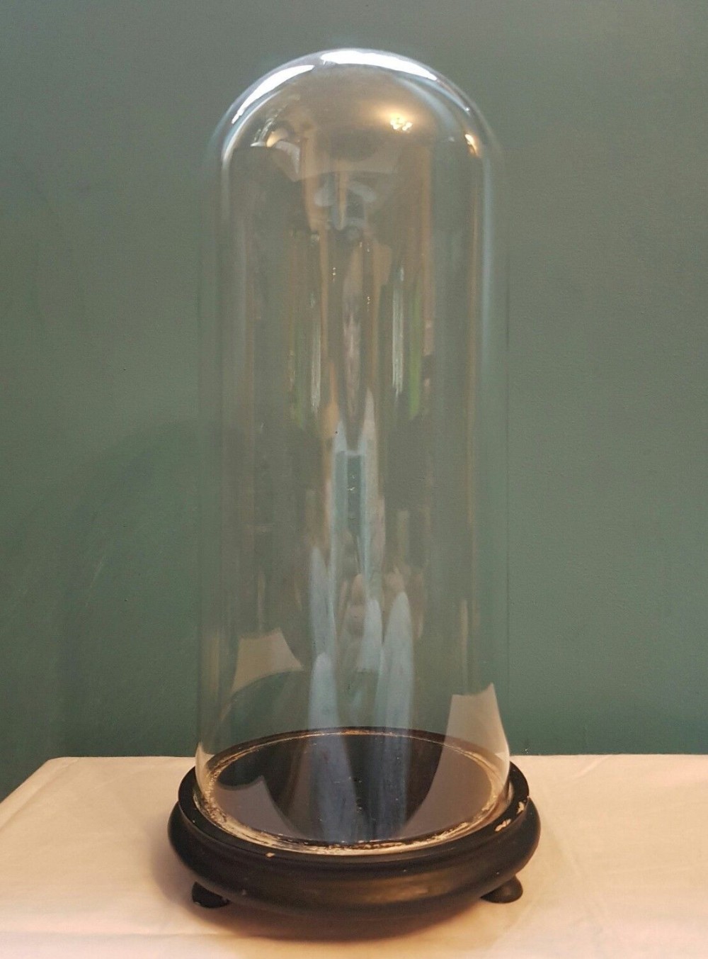 c1860 French Glass Dome on Base. Taxidermy