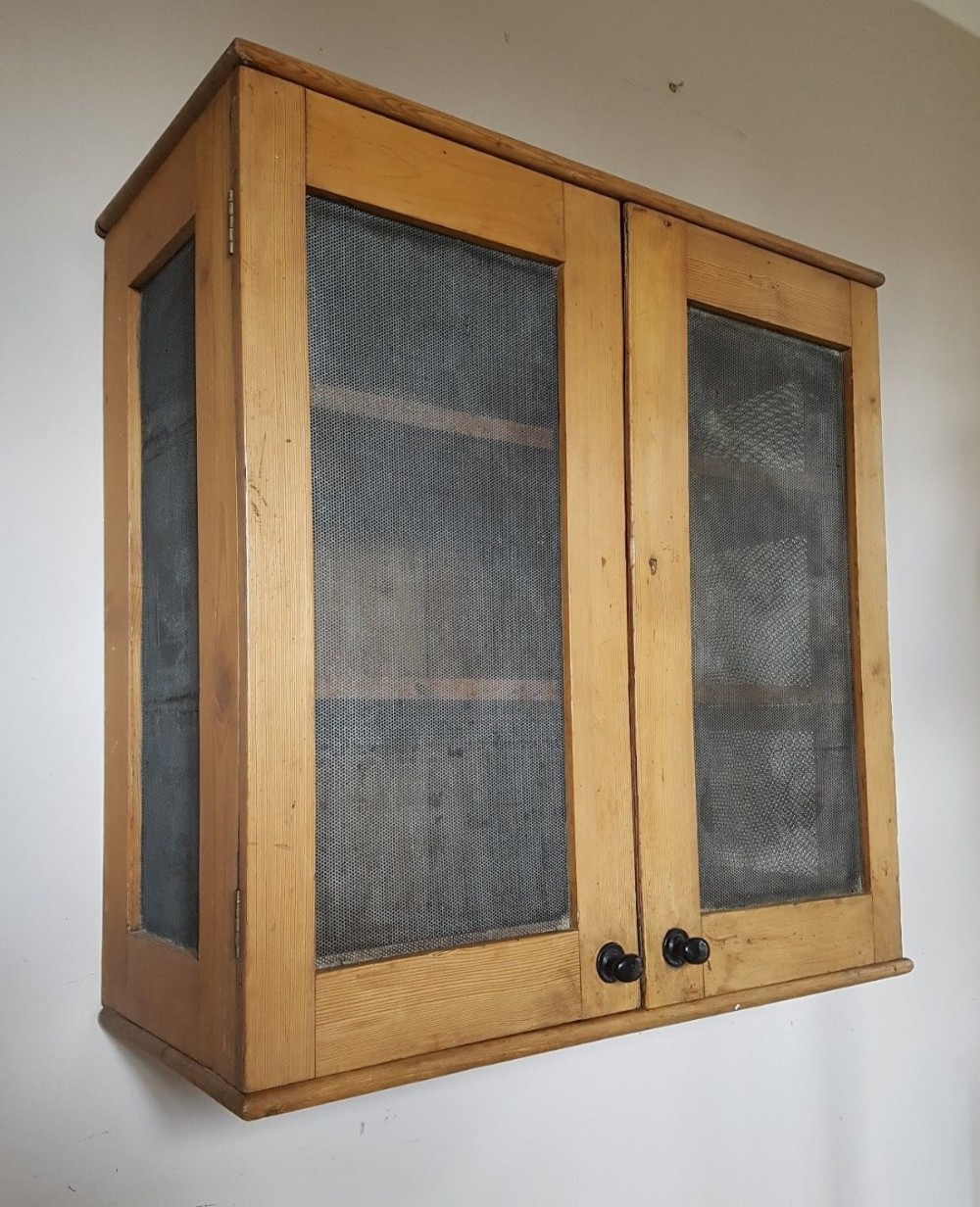 c1890 Pine Kitchen Cupboard