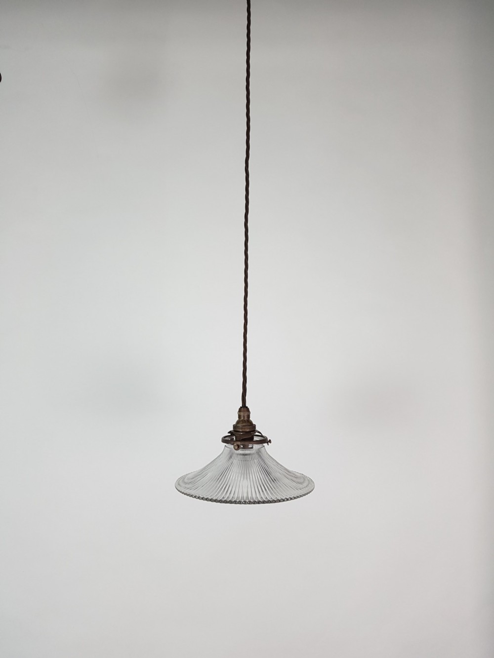 c1920 French Holophane Pagoda Ceiling Light (No 3 of 3 available) View IV