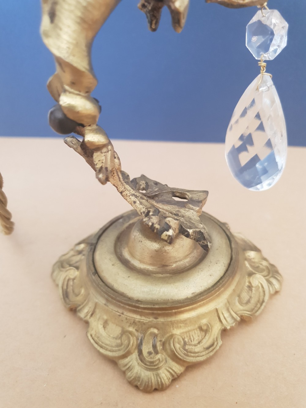 Small Dragon Table Lamp, Rewired and PAT tested  View III
