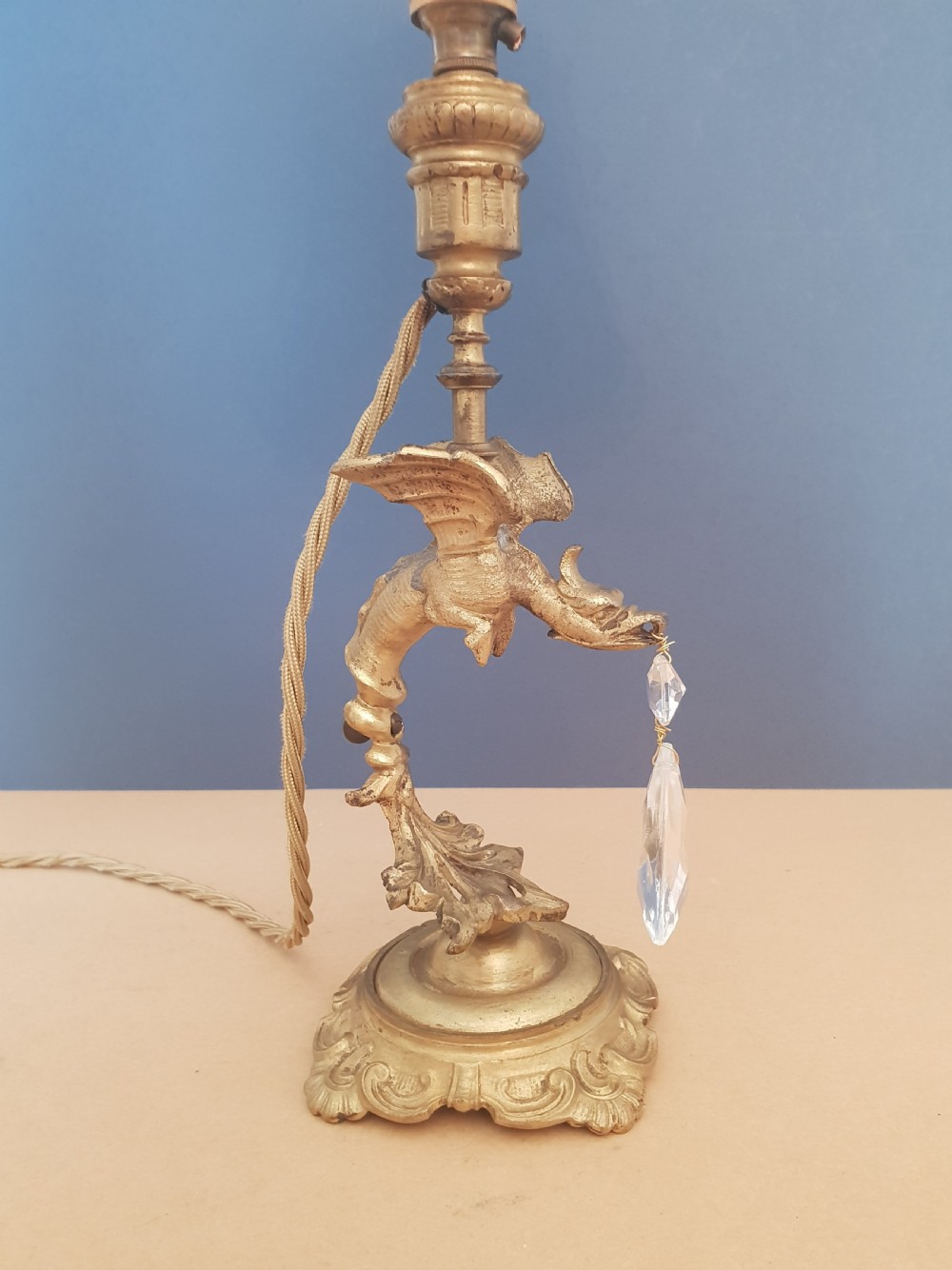 Small Dragon Table Lamp, Rewired and PAT tested  View VI