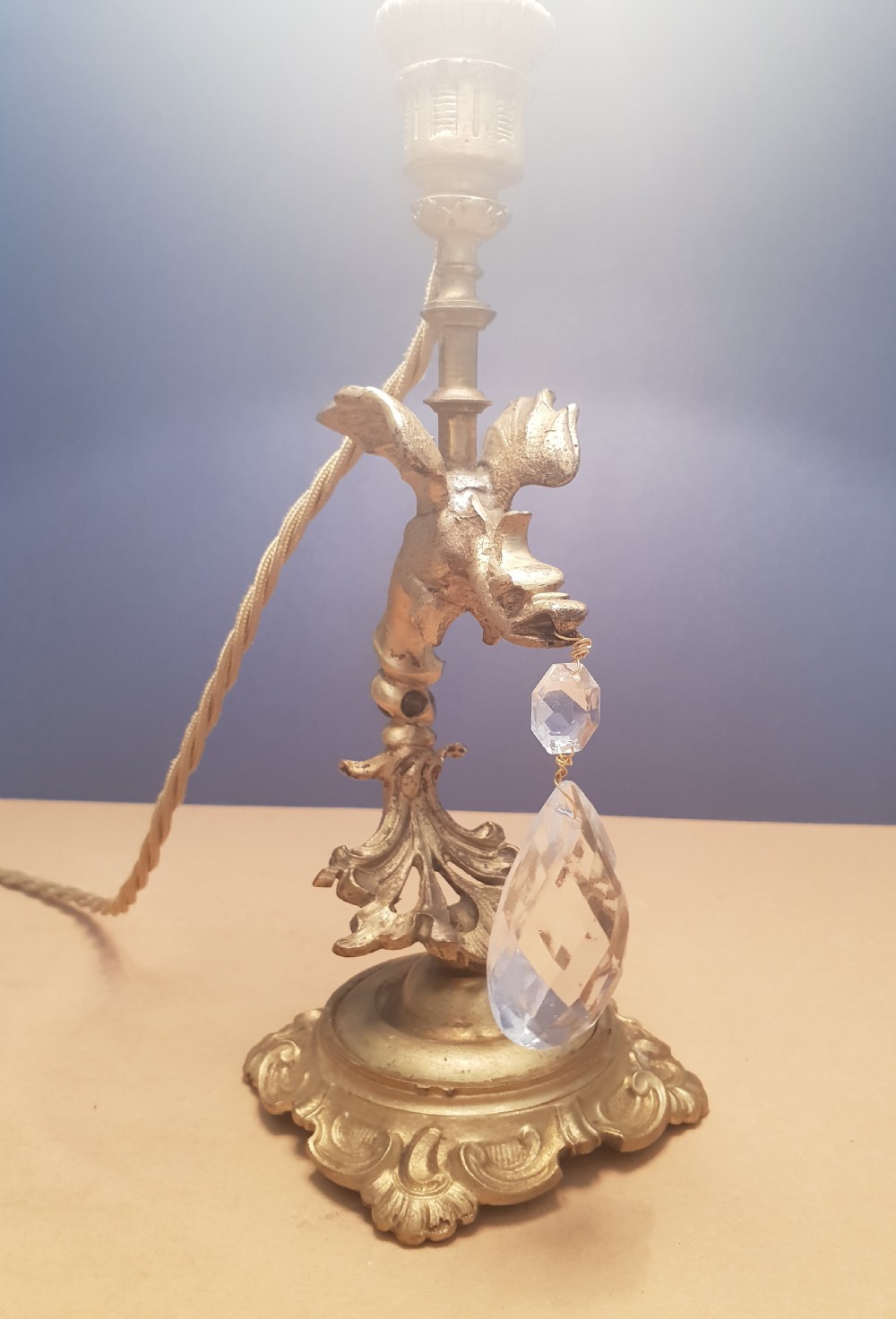 Small Dragon Table Lamp, Rewired and PAT tested  View VII