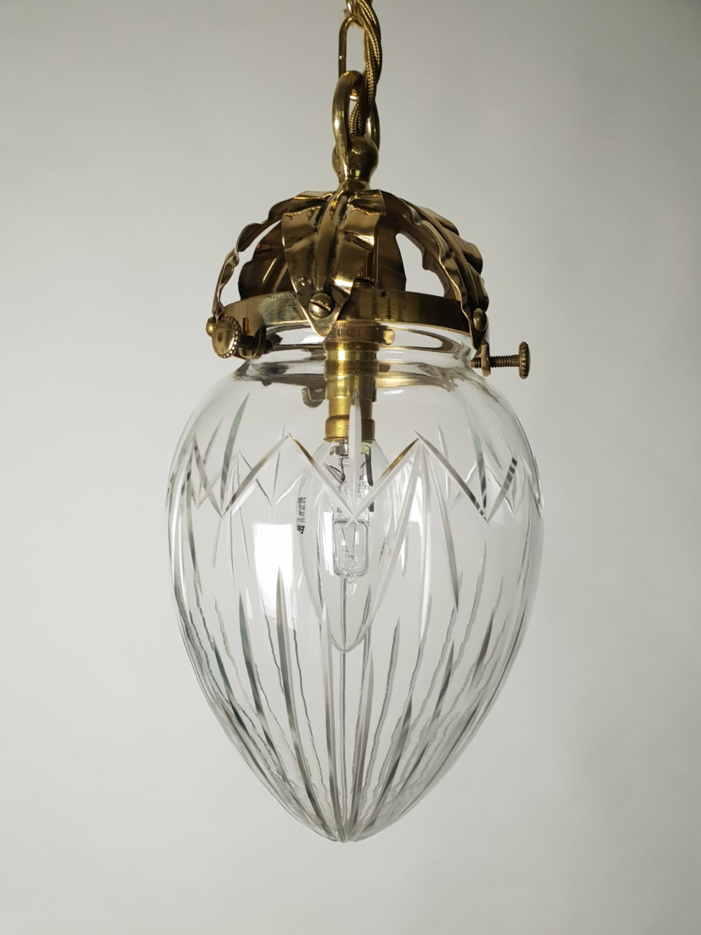 No 1 of 3 Edwardian Ceiling Lights, Rewired  View VII