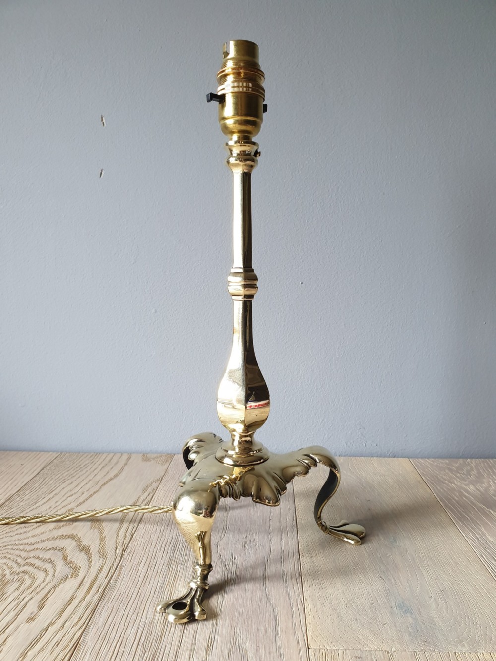 Faraday & Son Pullman Brass Table Lamp, Rewired and PAT tested  View IV