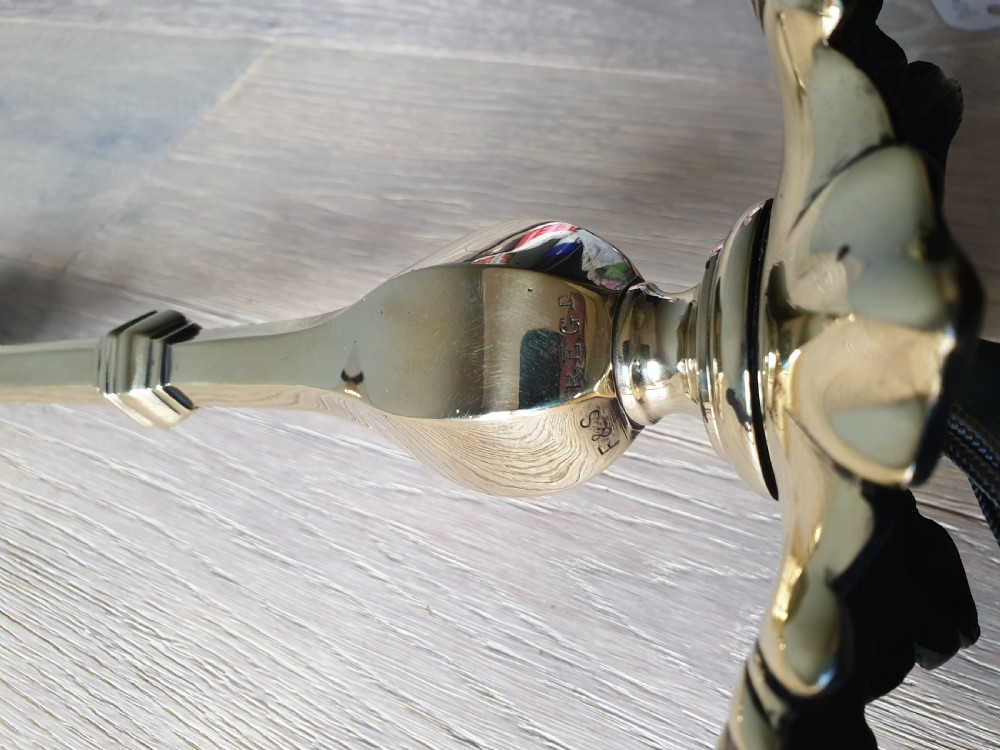 Faraday & Son Pullman Brass Table Lamp, Rewired and PAT tested  View V