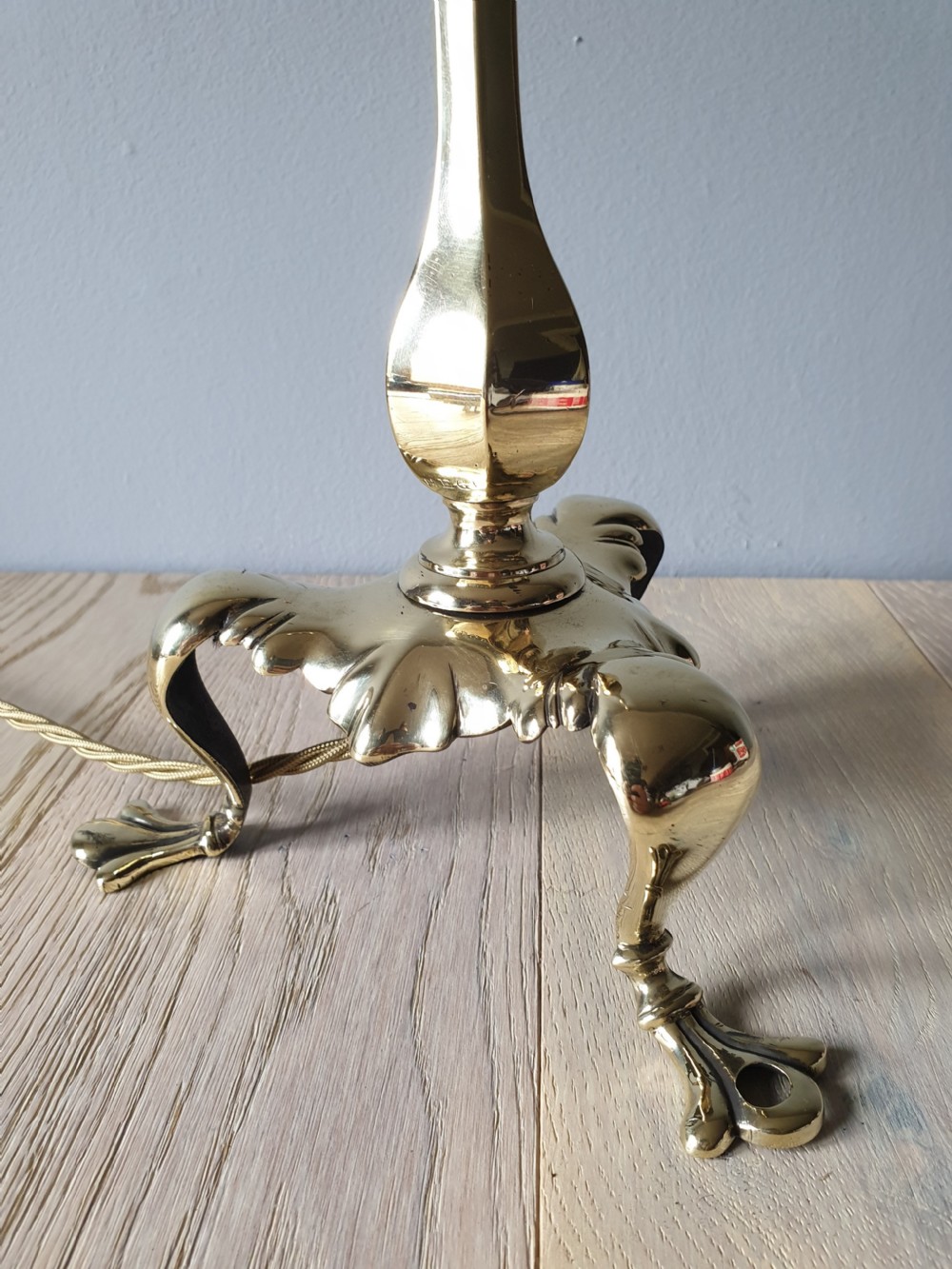 Faraday & Son Pullman Brass Table Lamp, Rewired and PAT tested  View VIII