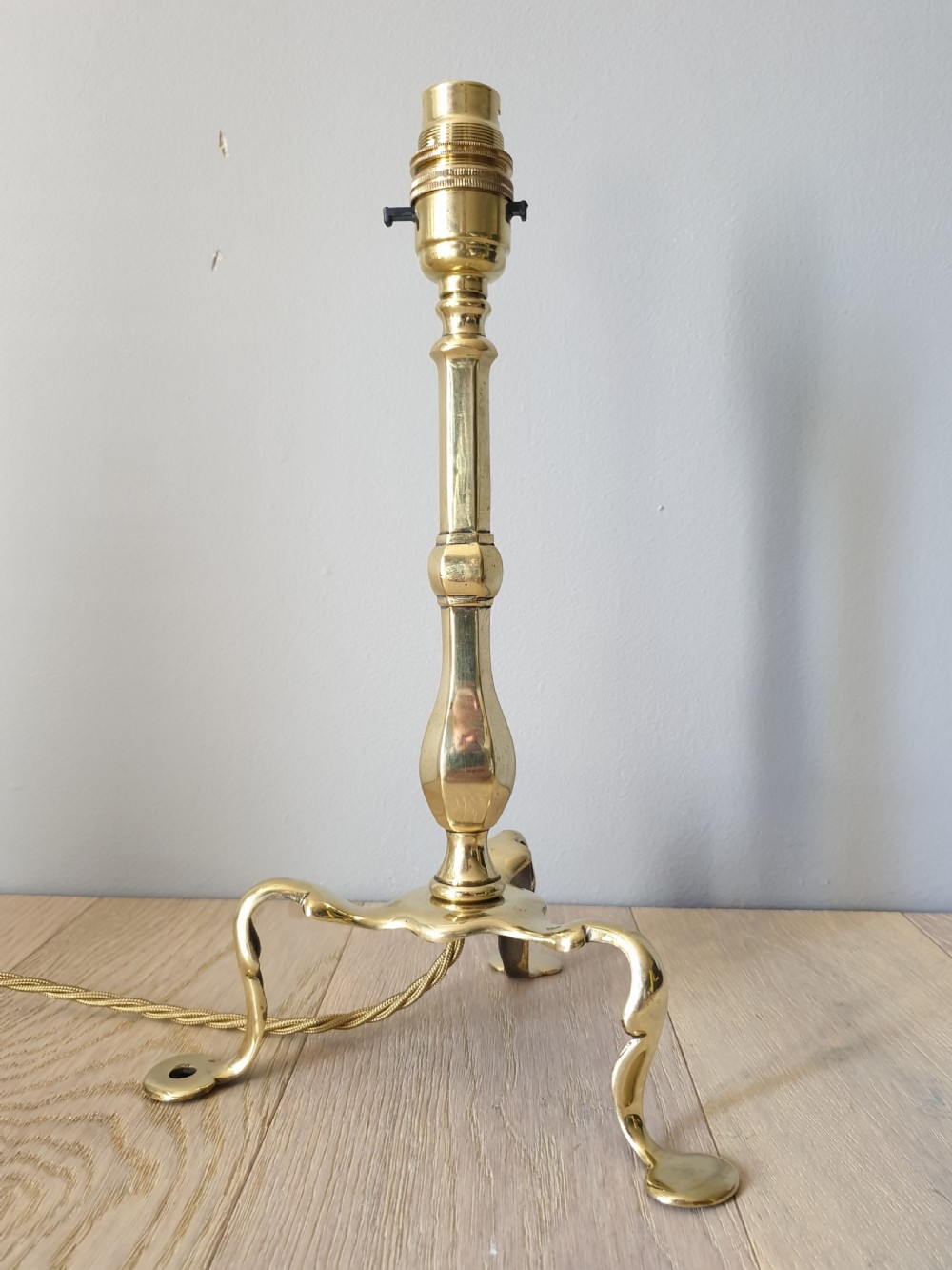 Brass Pullman Table Lamp, one of a collection. Rewired and PAT tested  View II