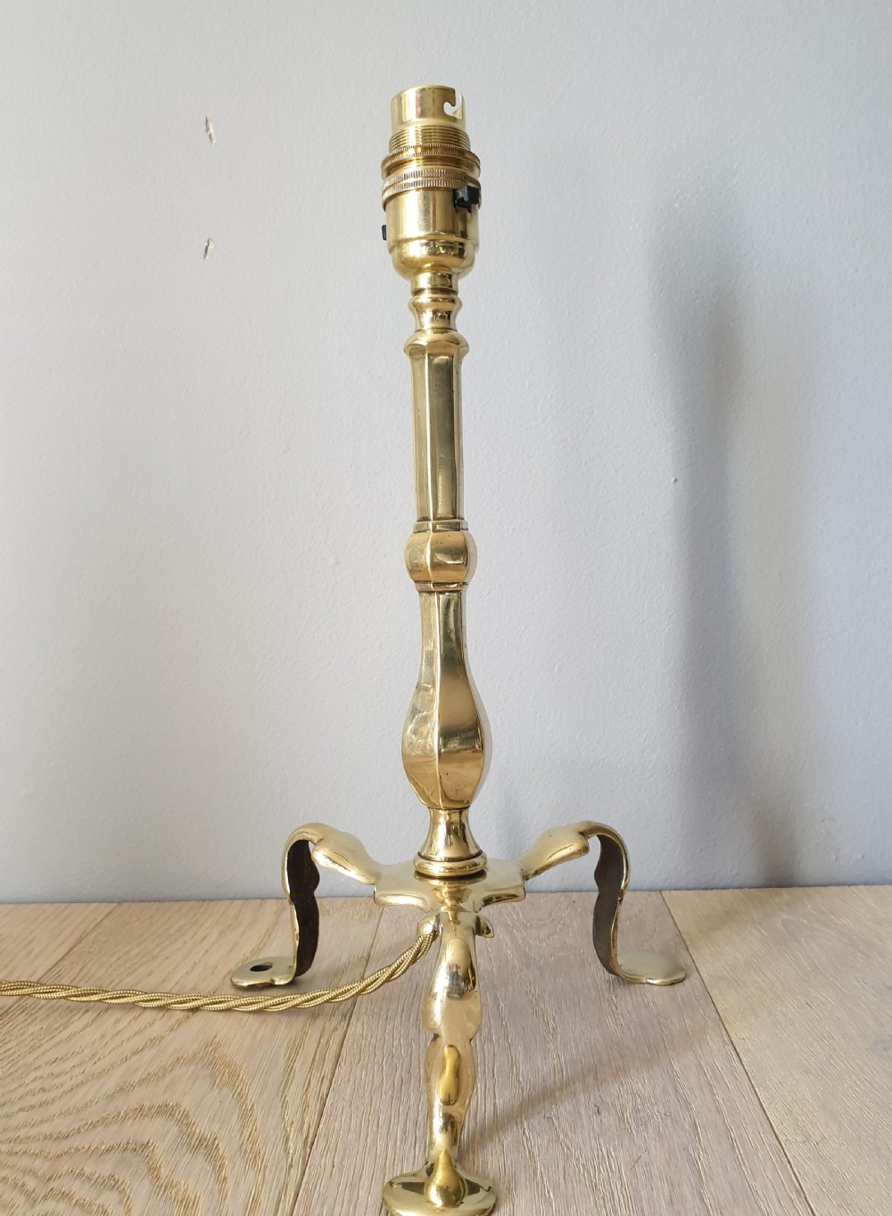 Brass Pullman Table Lamp, one of a collection. Rewired and PAT tested  View III