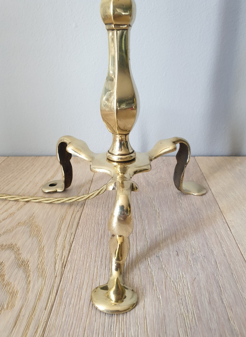 Brass Pullman Table Lamp, one of a collection. Rewired and PAT tested  View IV