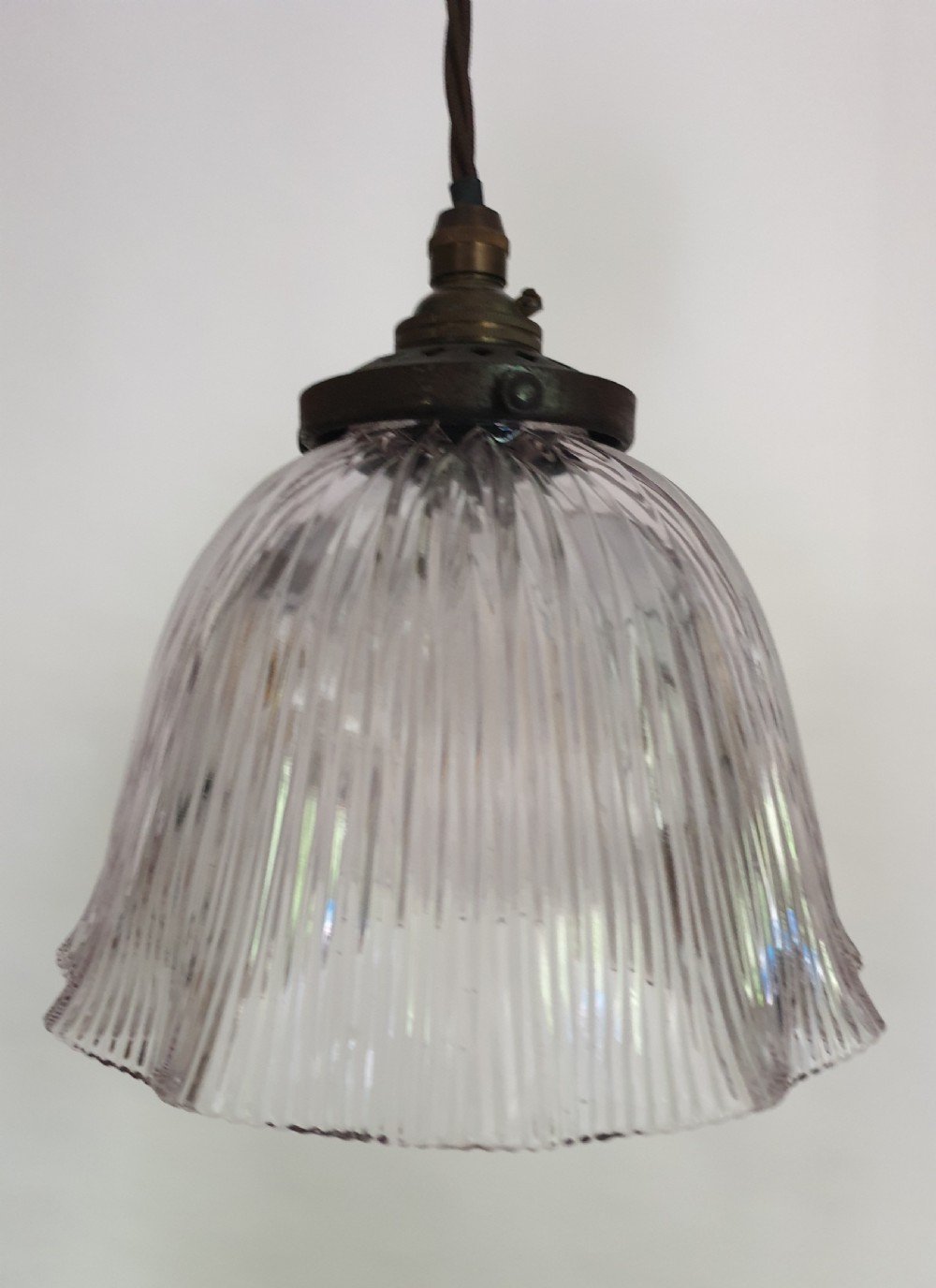 Holophane Ceiling Light, Rewired 