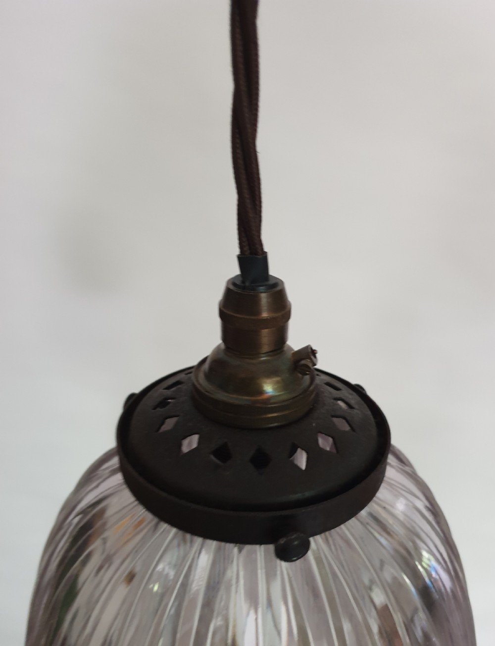 Holophane Ceiling Light, Rewired  View X