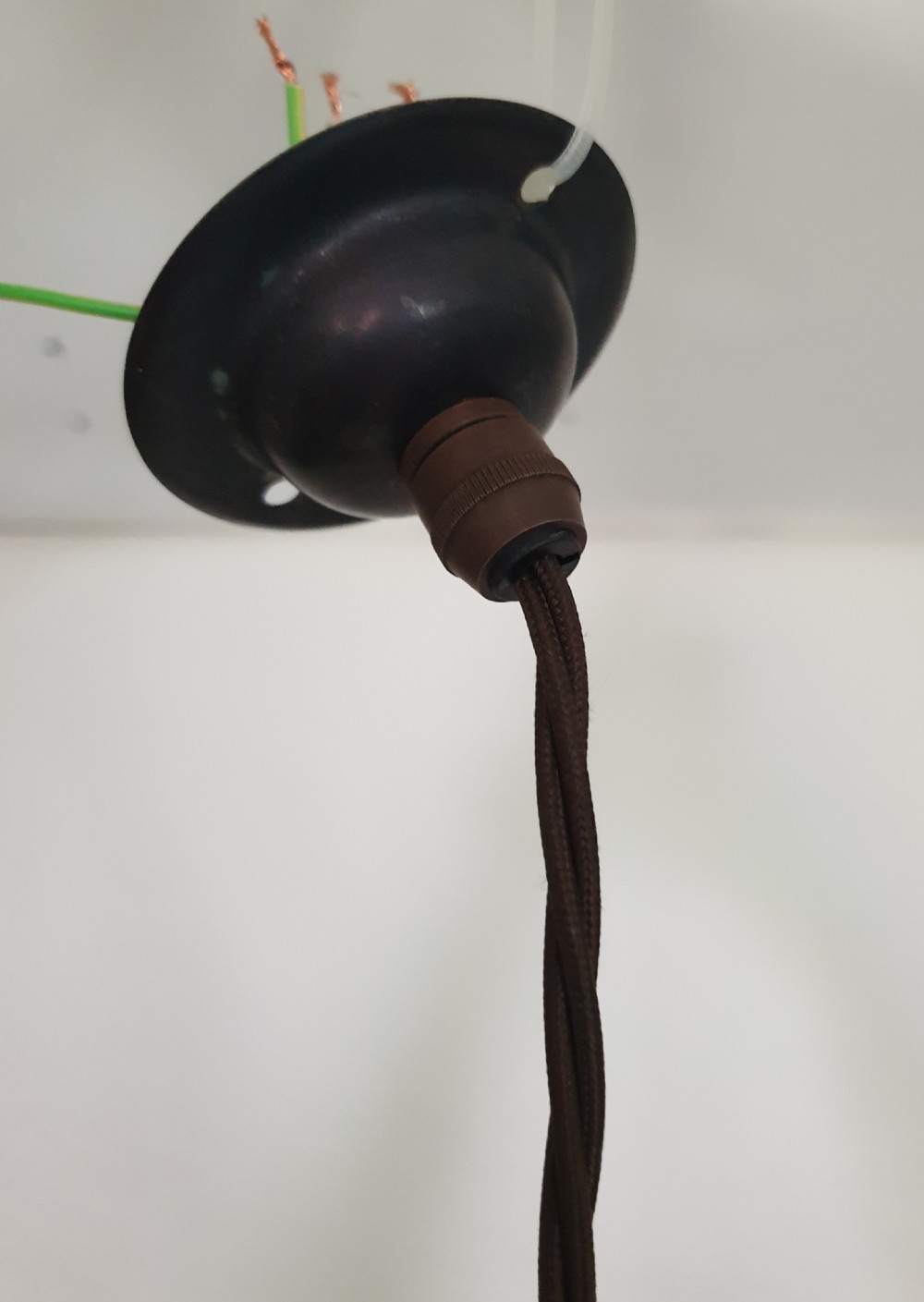 Holophane Ceiling Light, Rewired  View III