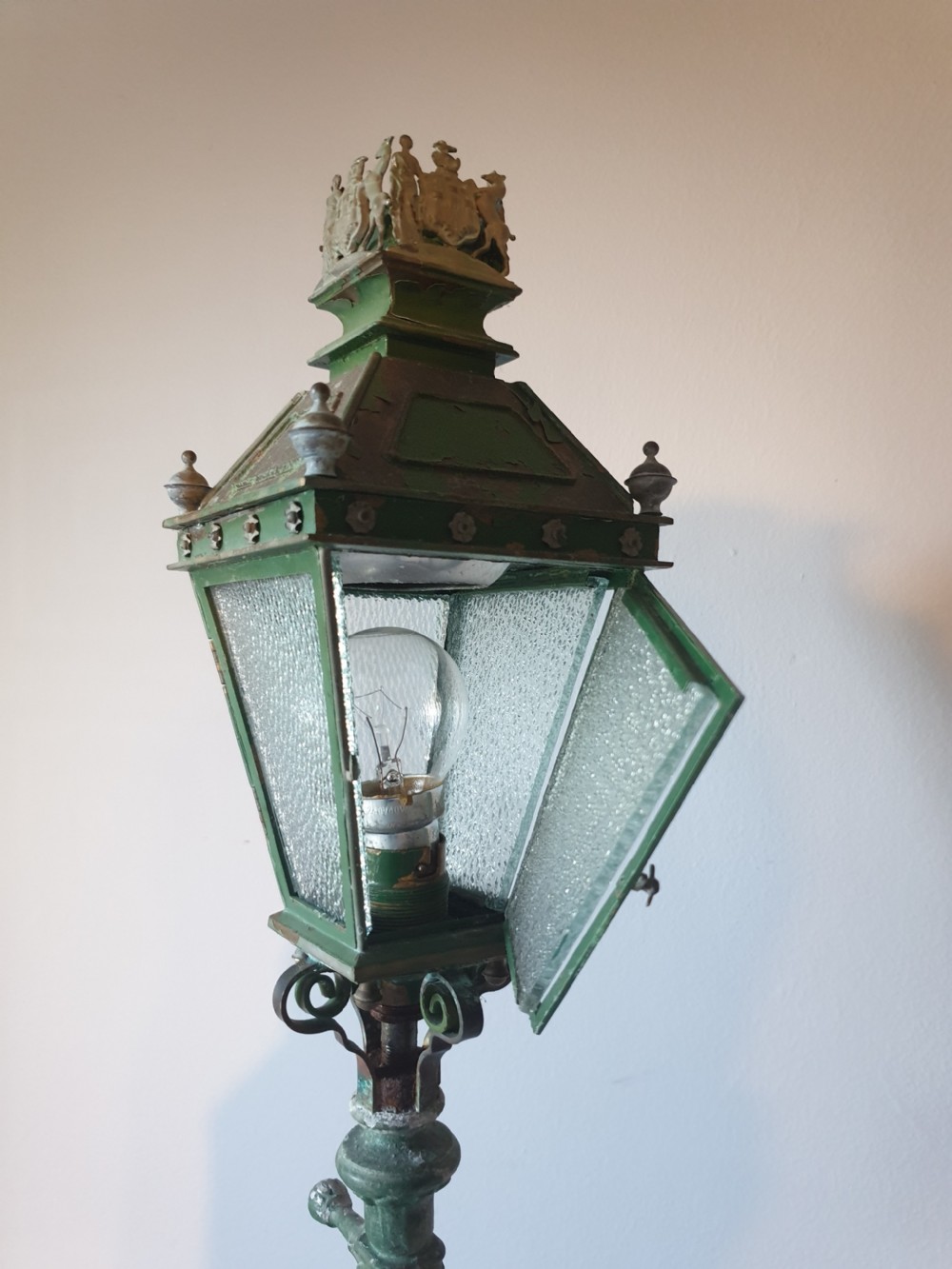 Edinburgh Cast Street Lantern Table Lamp, Rewired and PAT tested  View IX