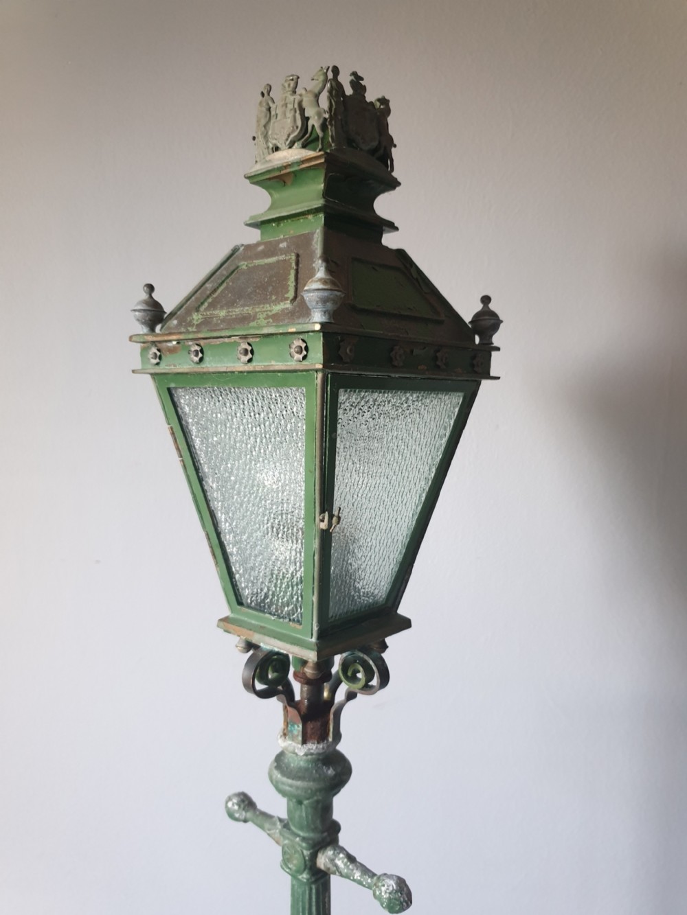 Edinburgh Cast Street Lantern Table Lamp, Rewired and PAT tested  View X
