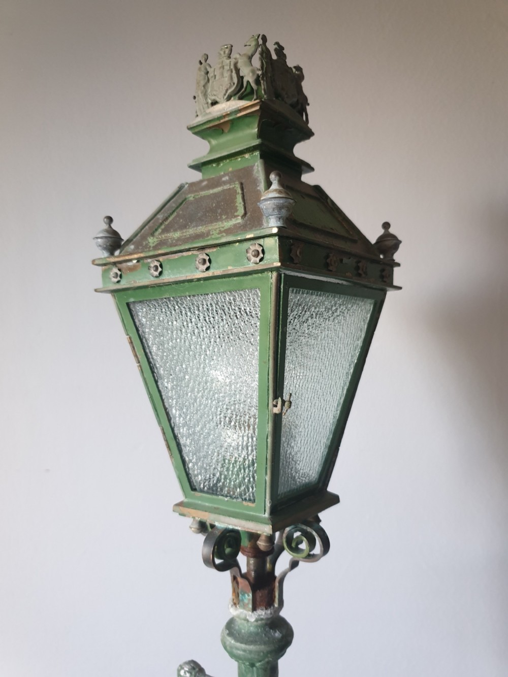 Edinburgh Cast Street Lantern Table Lamp, Rewired and PAT tested  View XI