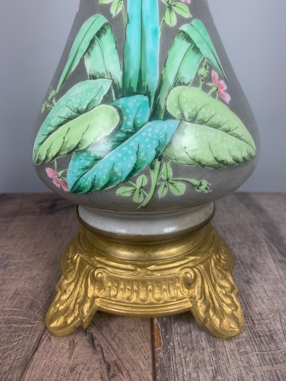 French Antique Table Lamp  View IV
