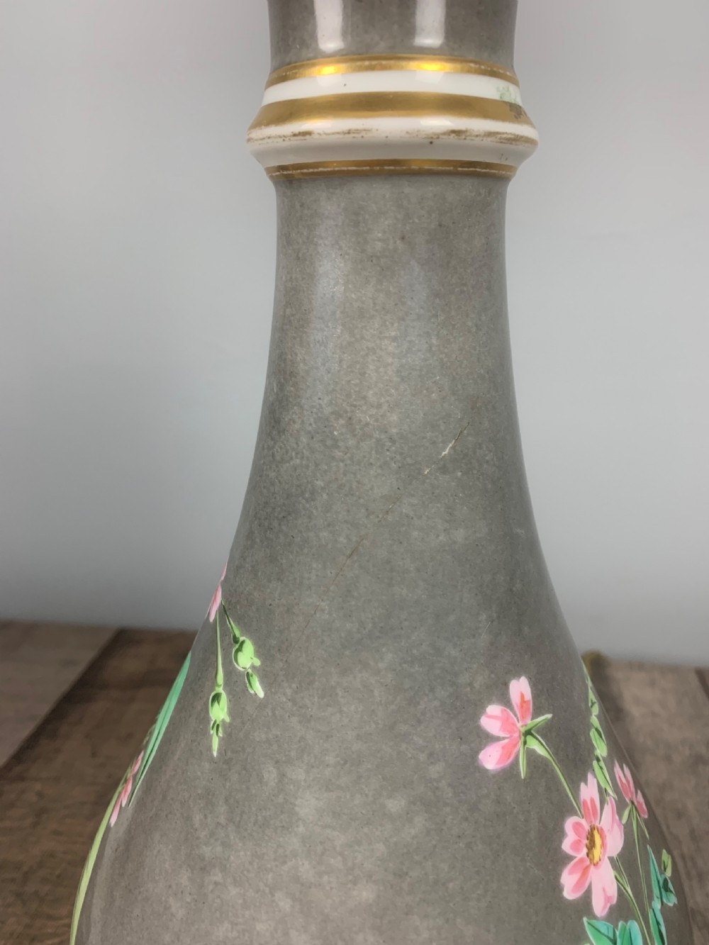 French Antique Table Lamp  View VI