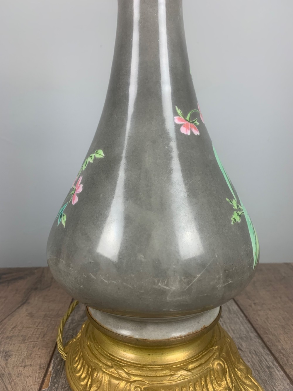 French Antique Table Lamp  View VIII
