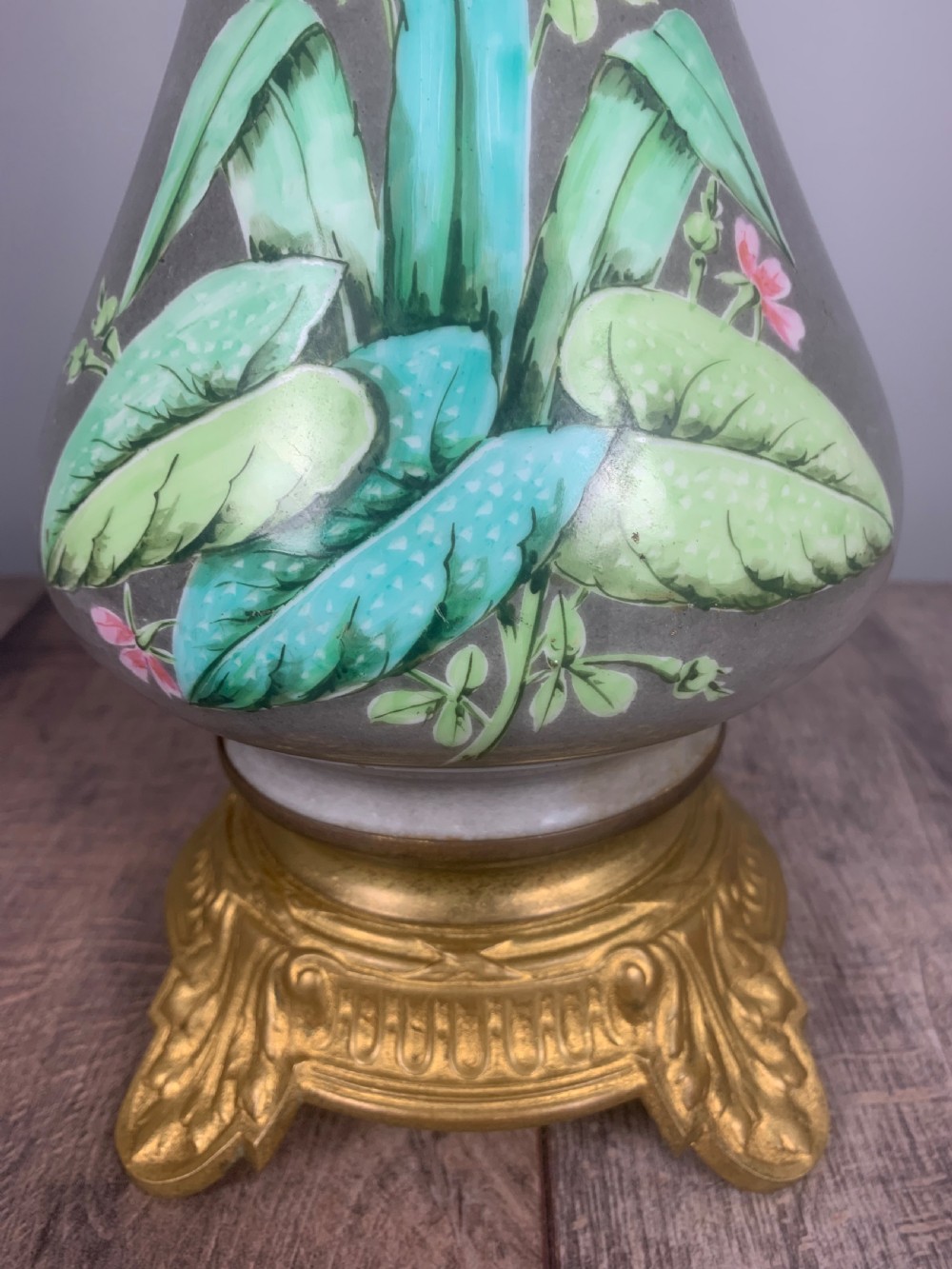 French Antique Table Lamp  View IX