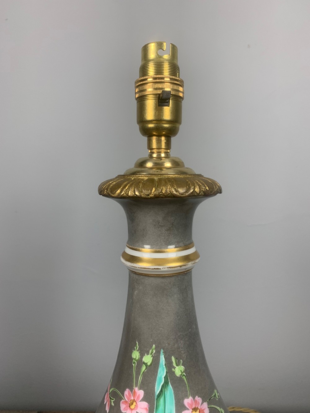 French Antique Table Lamp  View X