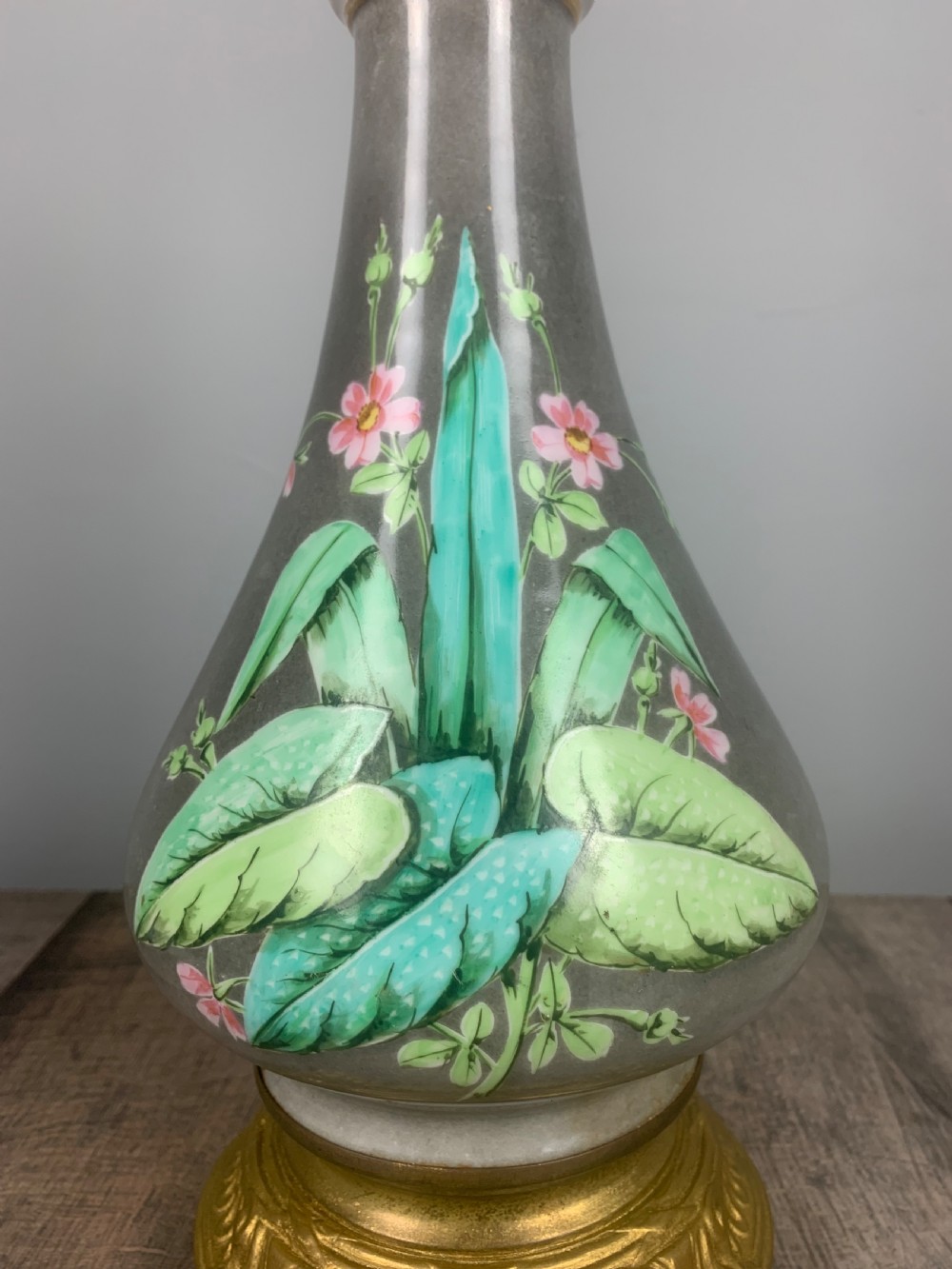 French Antique Table Lamp  View XI