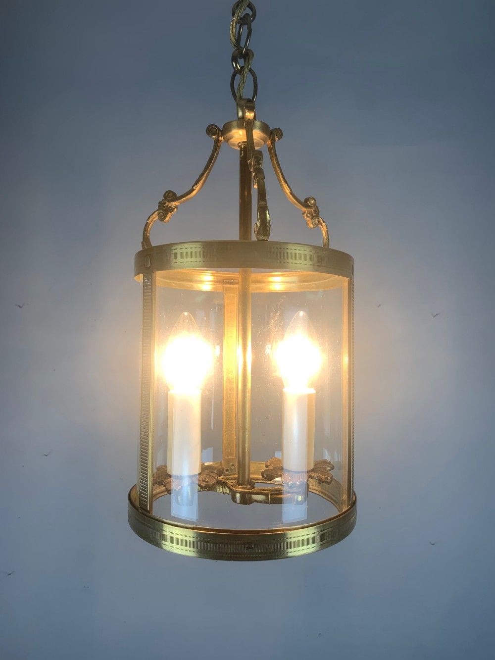 French Antique Twin Light Lantern  View III