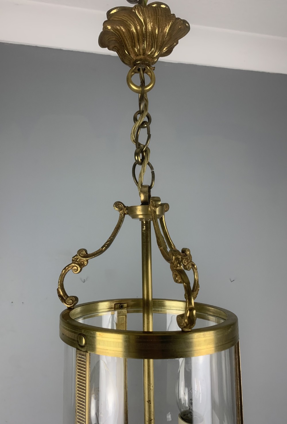 French Antique Twin Light Lantern  View V