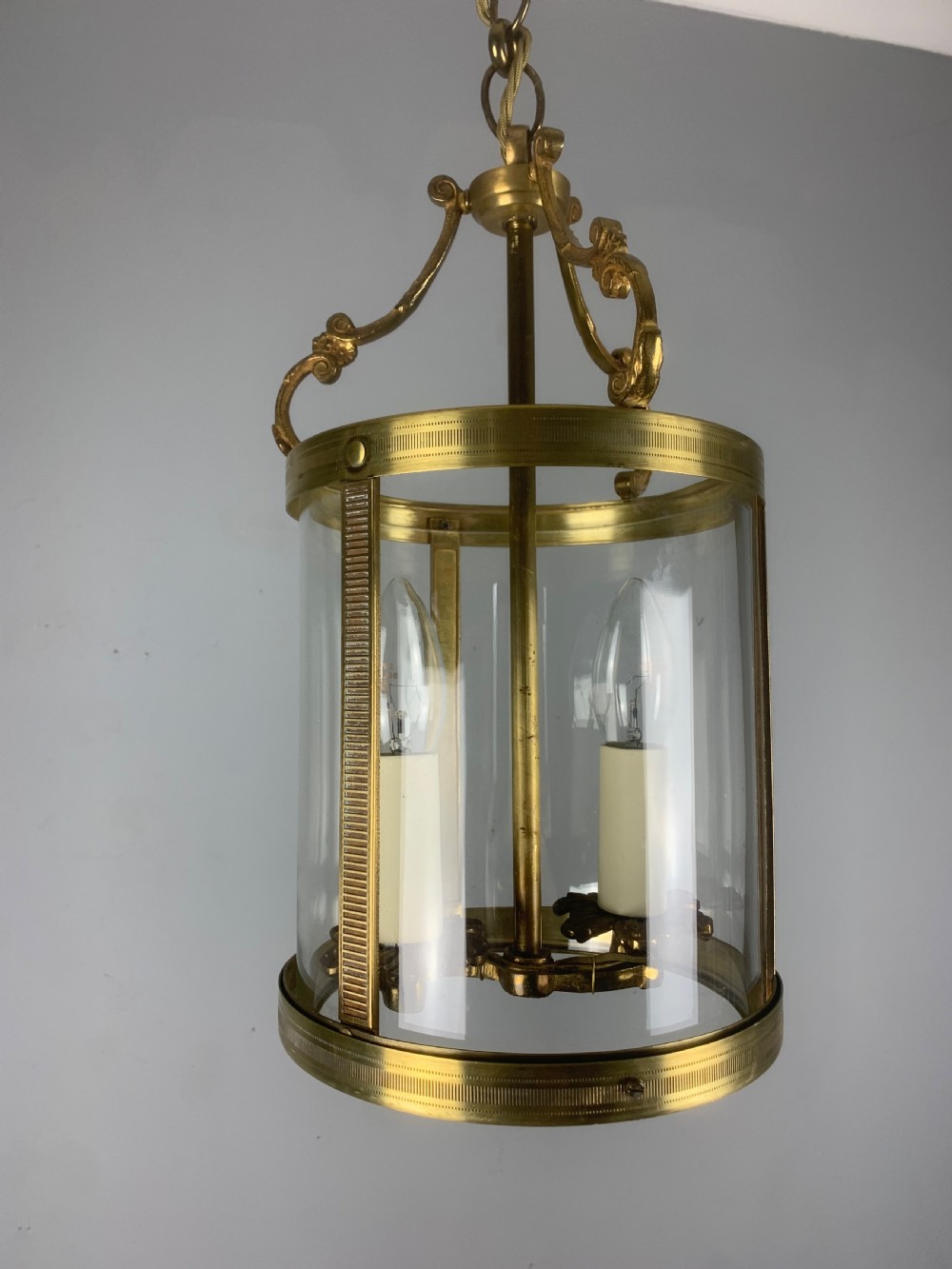 French Antique Twin Light Lantern  View VI