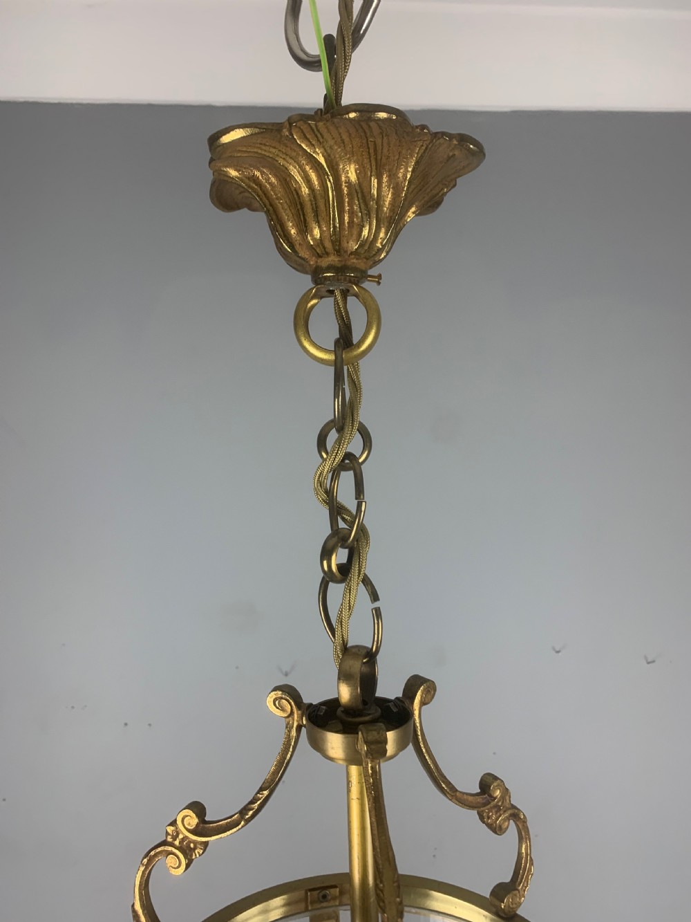 French Antique Twin Light Lantern  View IX
