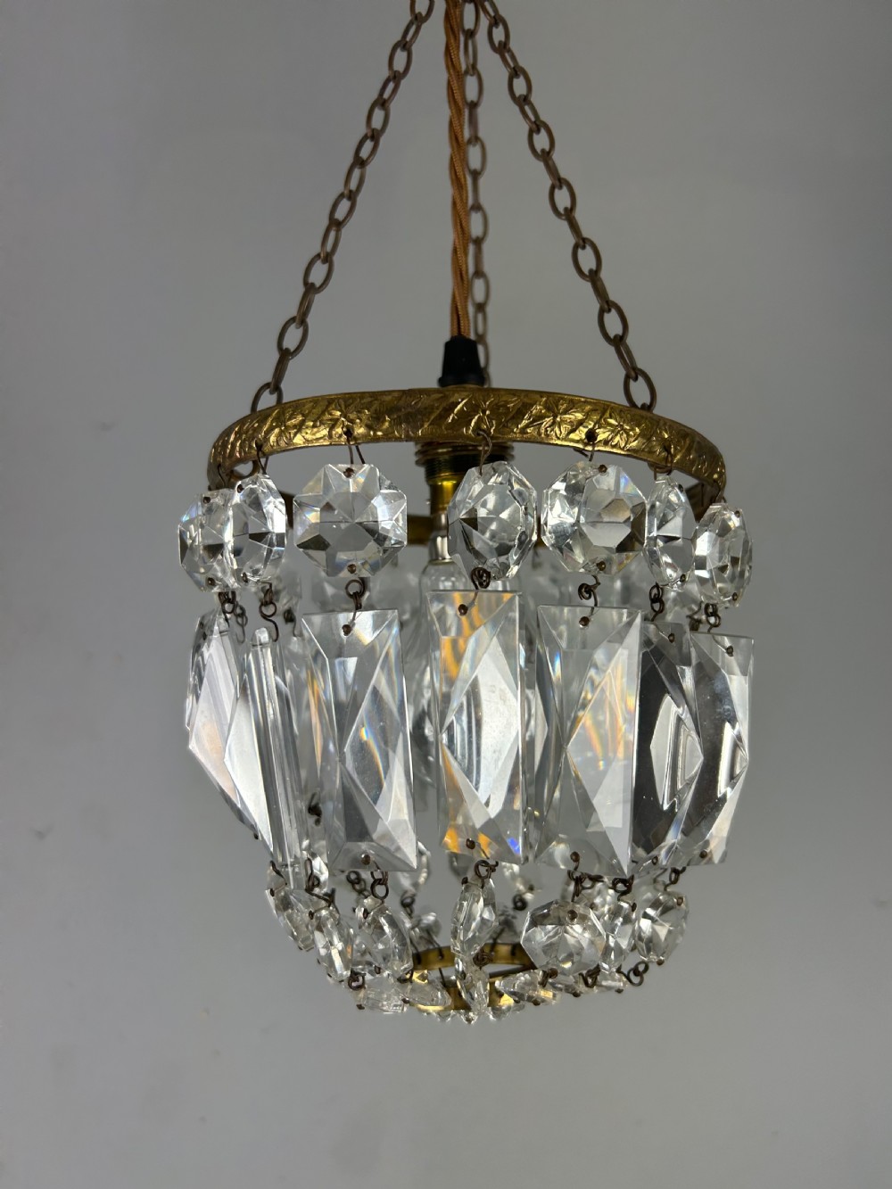 Crystal Lustre Chandelier, Ceiling Light View V