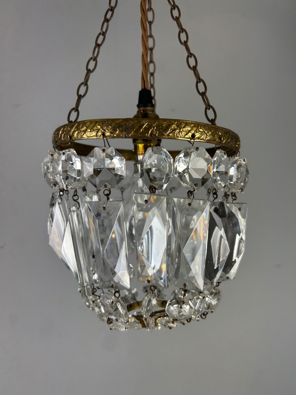 Crystal Lustre Chandelier, Ceiling Light View VII
