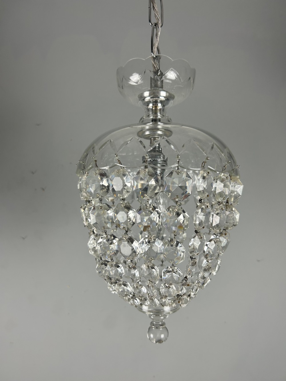 Crystal Lustre Chandelier, Ceiling Light View V