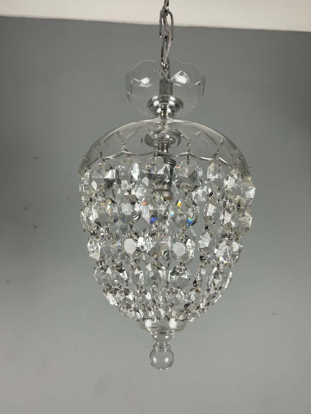Crystal Lustre Chandelier, Ceiling Light View VI