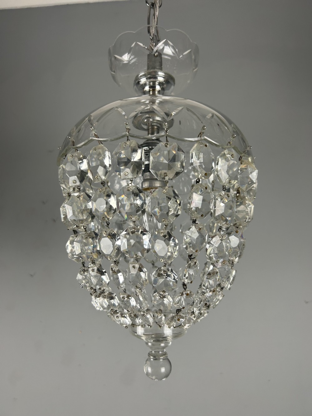 Crystal Lustre Chandelier, Ceiling Light View X