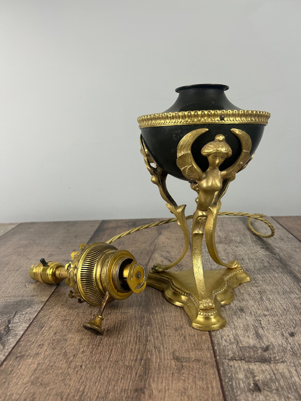 French Empire Table Lamp  View II