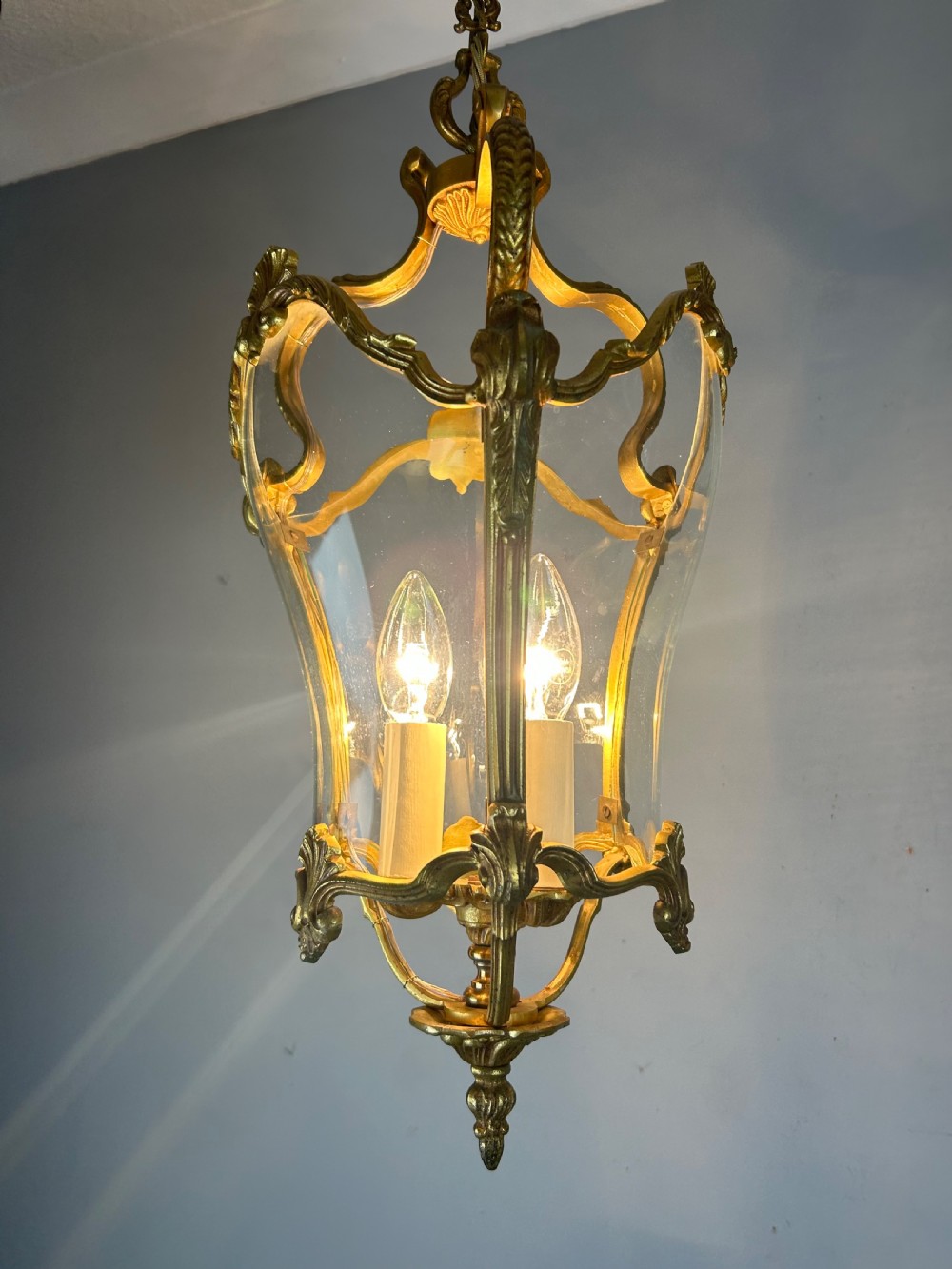 French Louis XV Style 3 Light Lantern View III