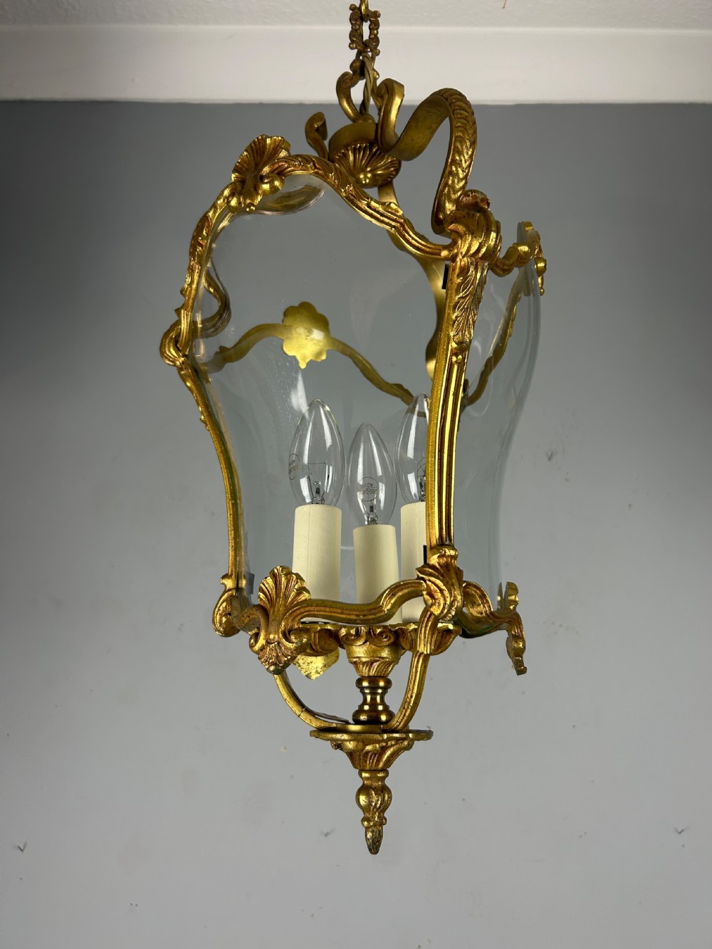 French Louis XV Style 3 Light Lantern View VI