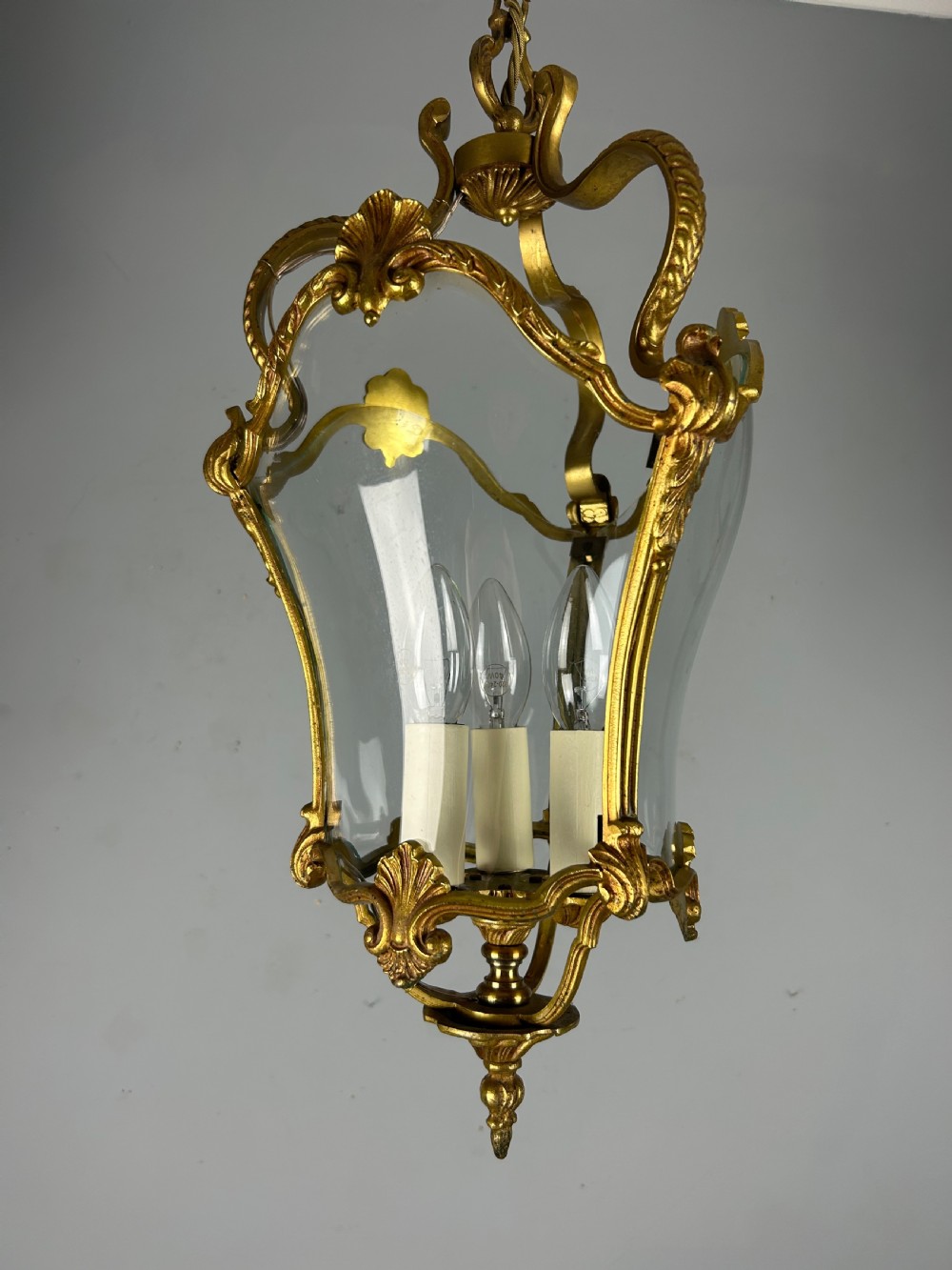 French Louis XV Style 3 Light Lantern View X