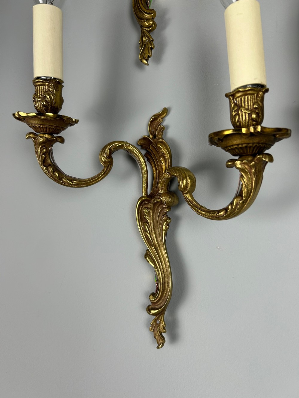 Set of 4 French Gilded Antique Wall Lights View VIII