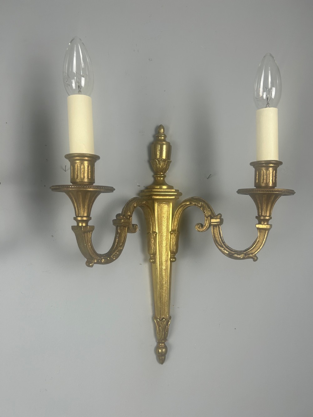 French Pair Of Gilded Antique Wall Lights View VII