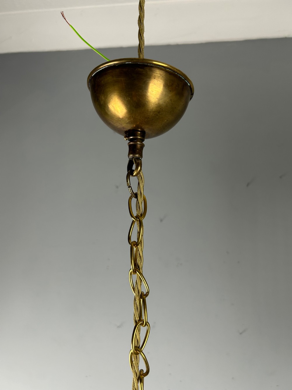 French Triple Light Antique Lantern, Rewired View VI