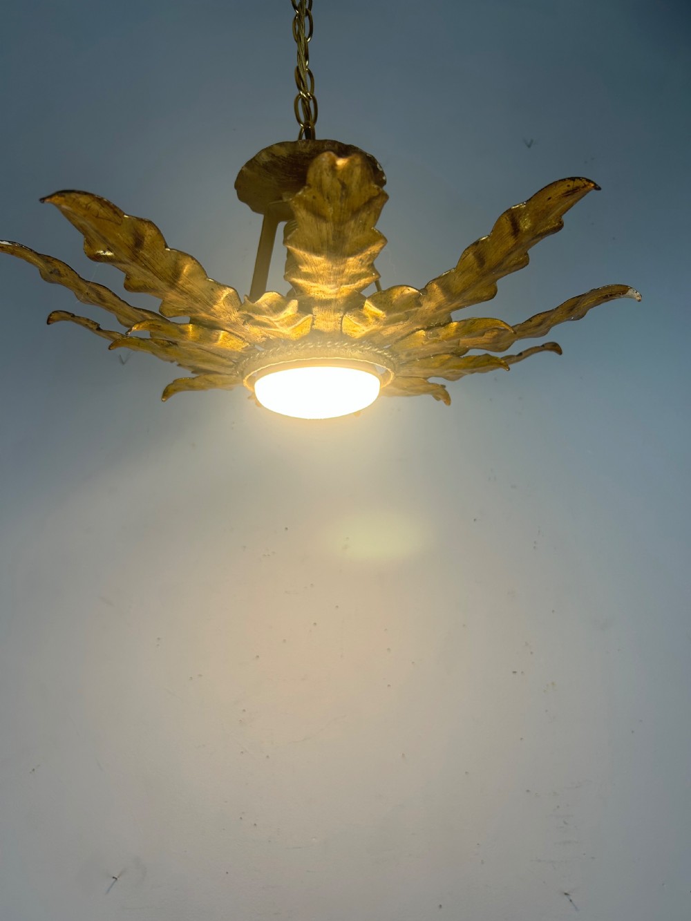 French Starburst Ceiling Light, Rewired View VI