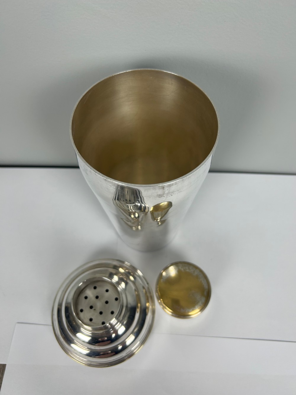 French Silver Plated Art Deco Cocktail Shaker View III