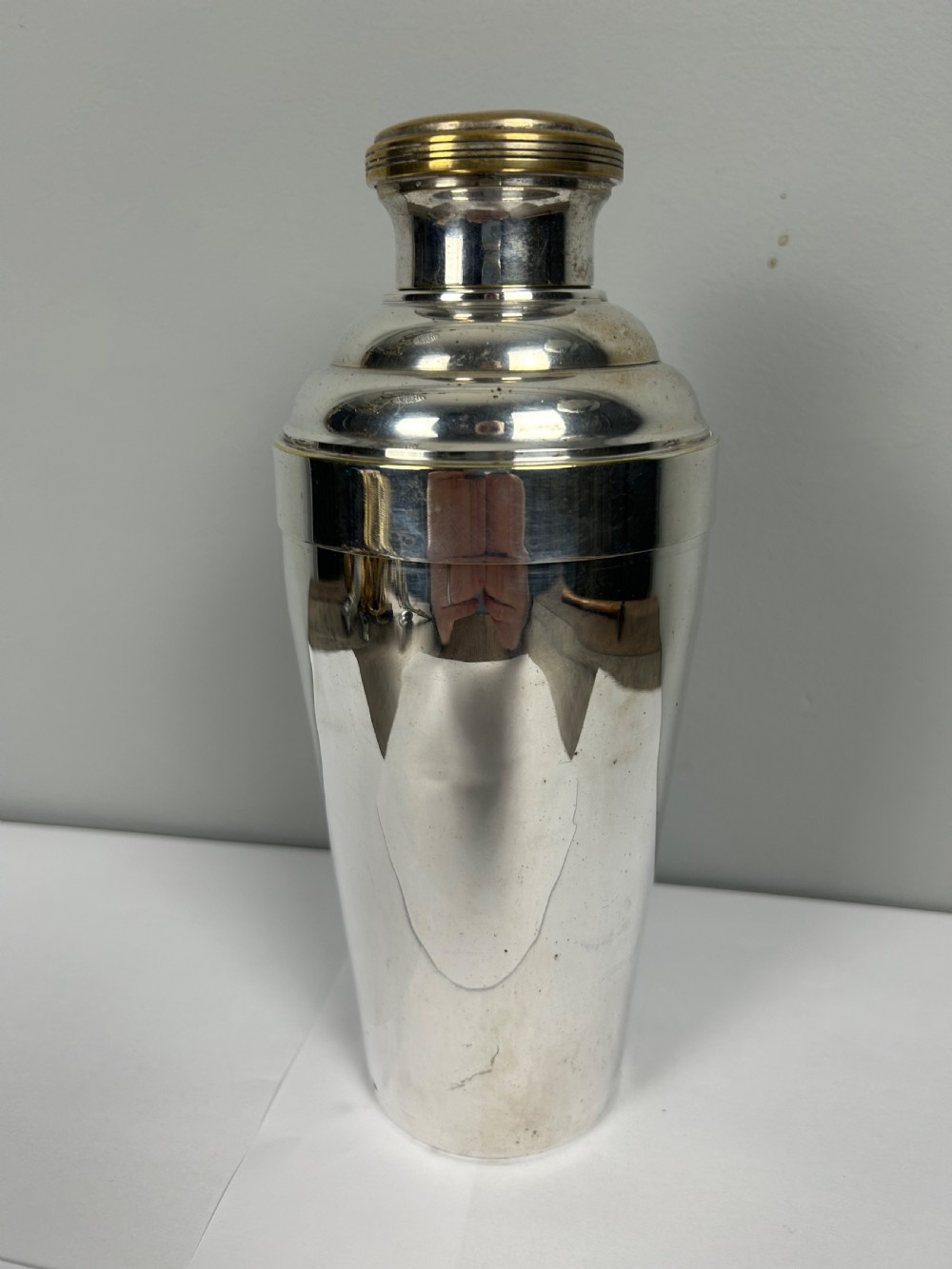 French Silver Plated Art Deco Cocktail Shaker View VII