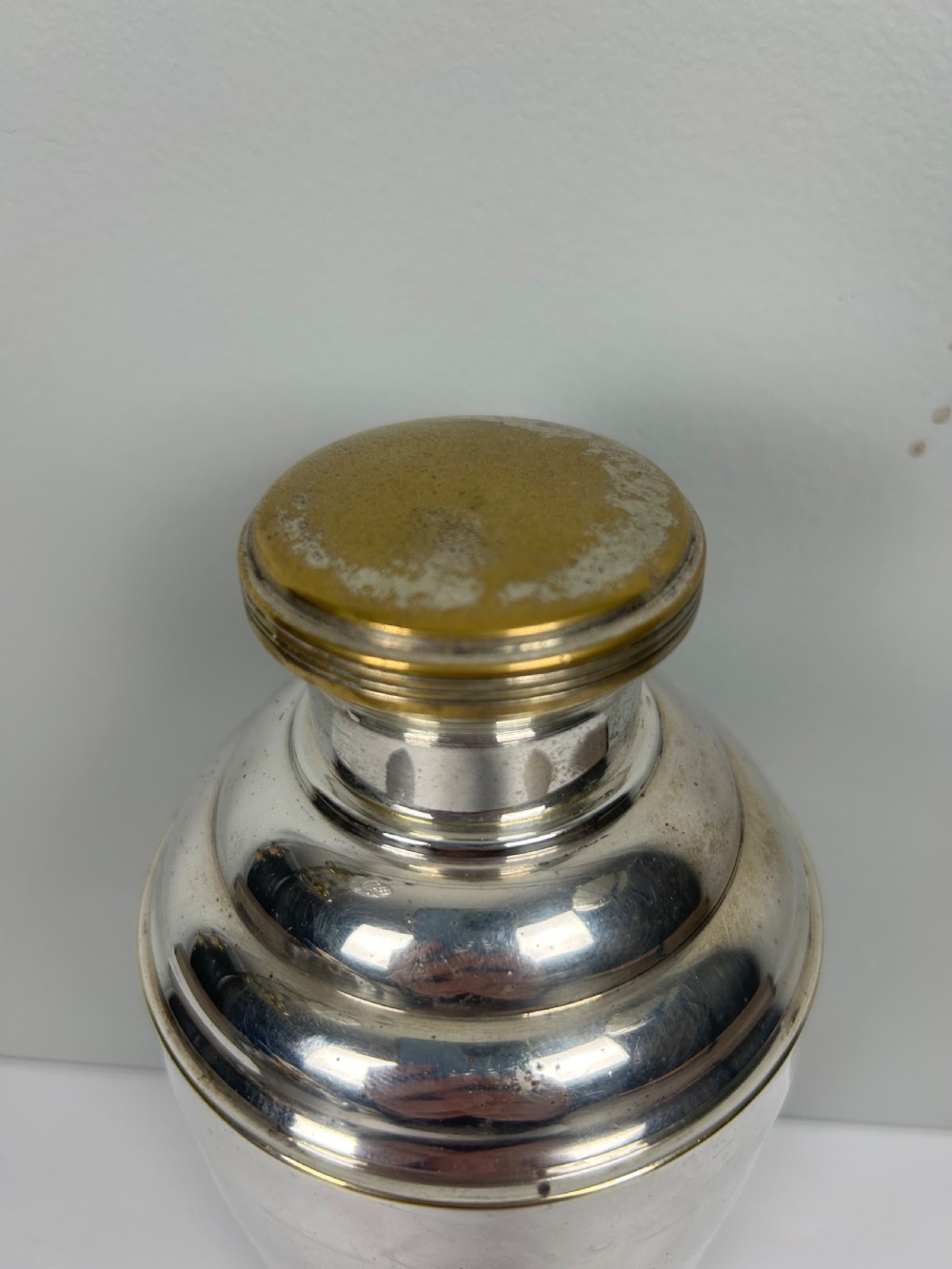 French Silver Plated Art Deco Cocktail Shaker View IX